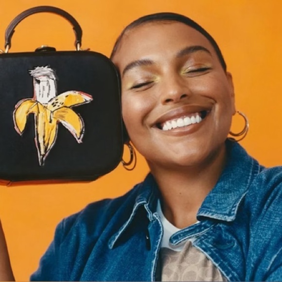 Coach X Jean Michel Basquiat Square Bag - Picture 11 of 15